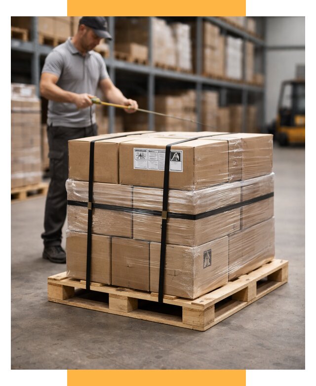 Упаковка и паллетирование грузов от 3582 р. | СетСервис-Дзж