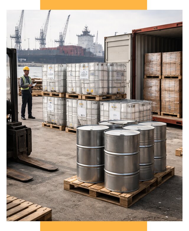 Доставка химического сырья из Индии от 255850 р. | СетСервис-Дзж