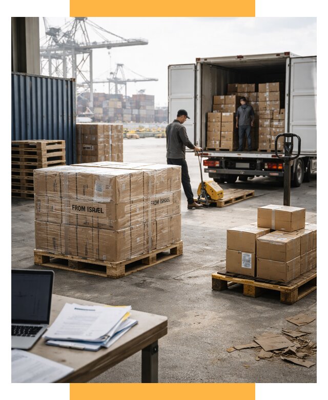 Доставка грузов из Израиля от 15351 р., логистика от СетСервис-Дзж