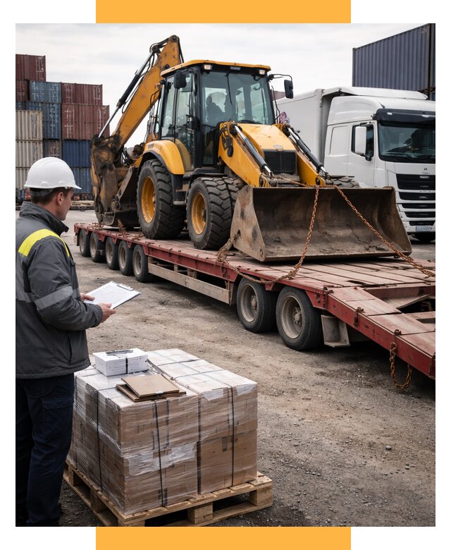 Международная перевозка спецтехники от 46053 р., СетСервис-Дзж