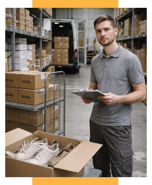 Доставка обуви из Китая и Турции от 4605 р. СетСервис-Дзж