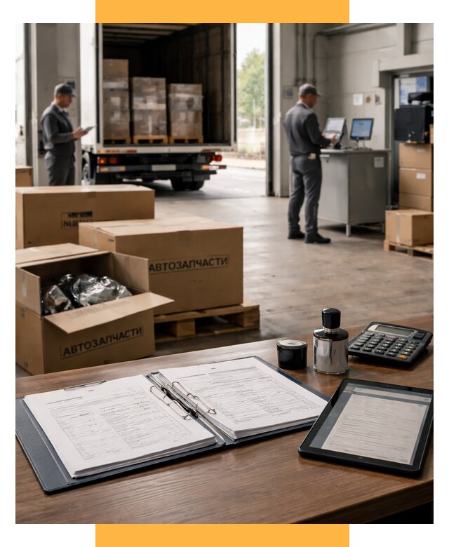 Таможенное оформление автозапчастей под ключ от 8699 р., СетСервис-Дзж