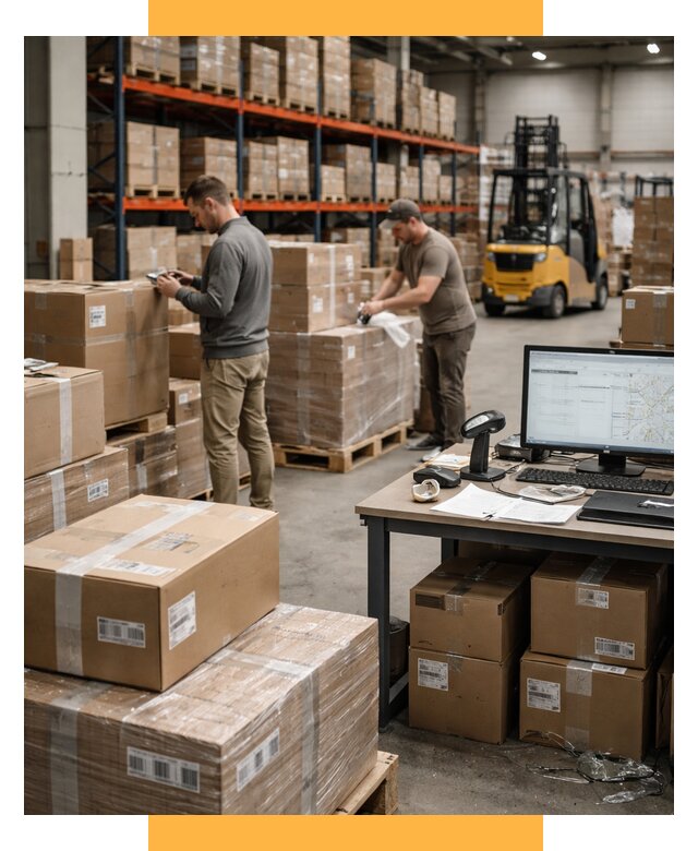 Склад консолидации в Европе от 6652 р., услуги СетСервис-Дзж